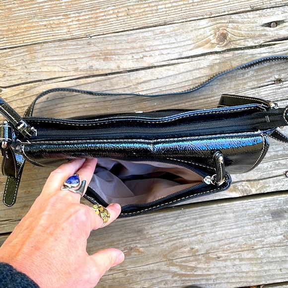 Nine West Faux Leather Purse & Tablet Carrier - Picture 8 of 11